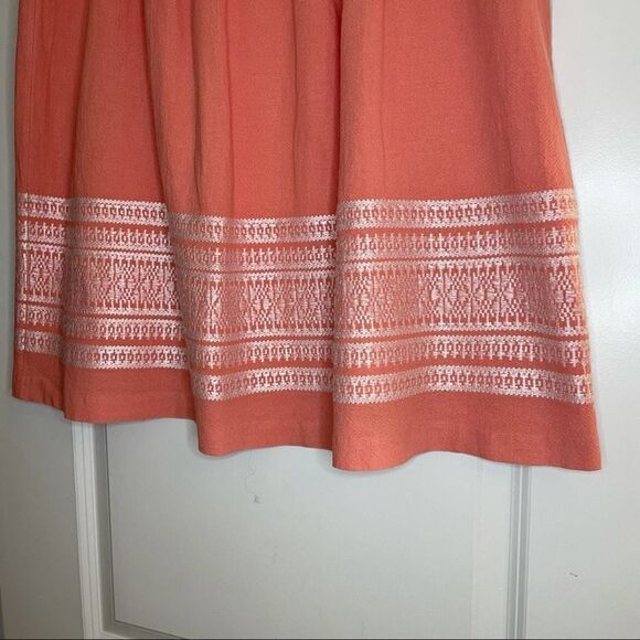 De Collection Peach Embroidered Skirt L - Picture 2 of 12